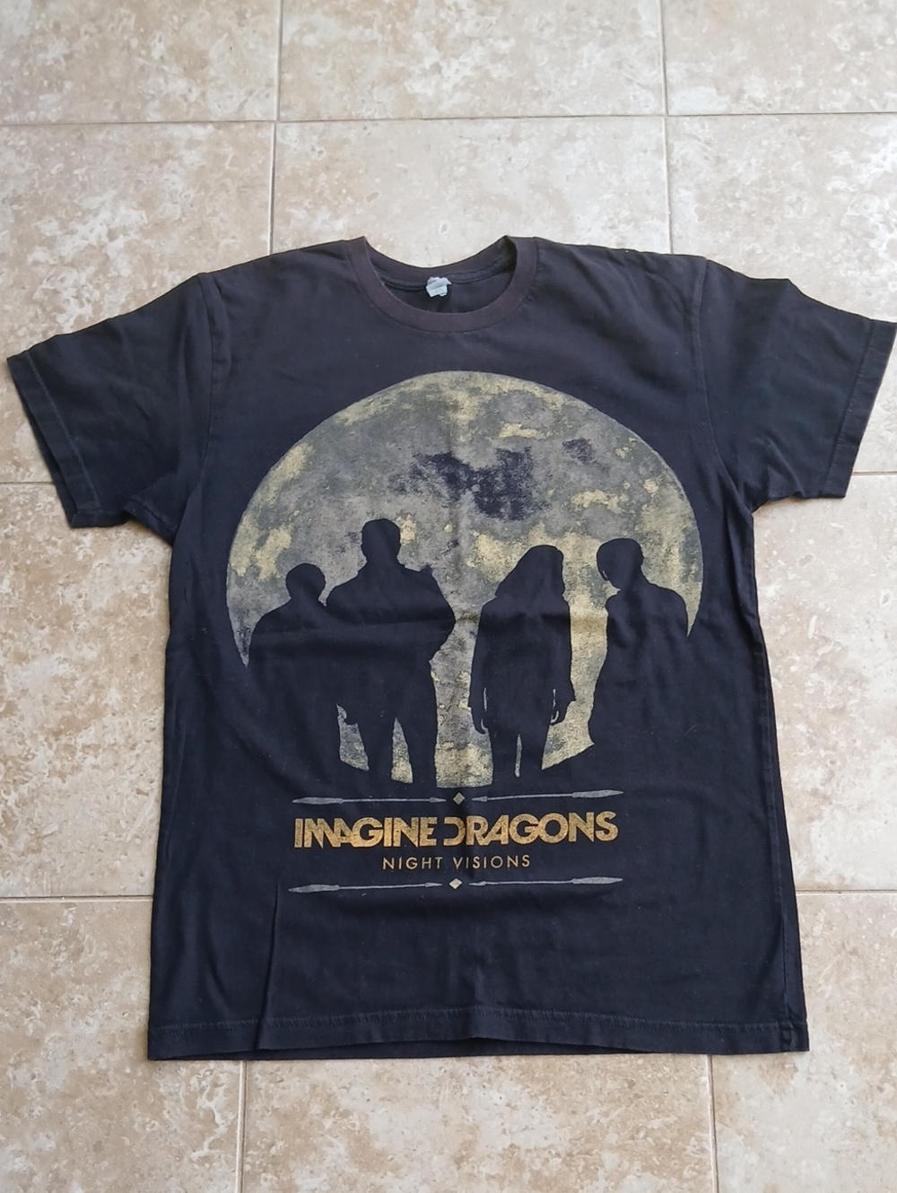 Next Level Apparel Imagine Dragons Night Visions Tour Tee AS-IS